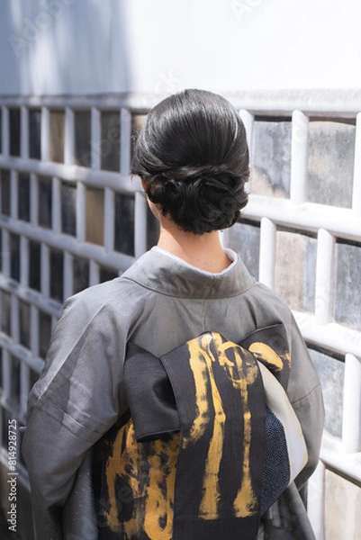 Obraz 着物の日本人女性