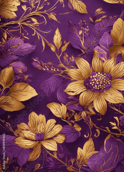 Obraz flowers on the wall