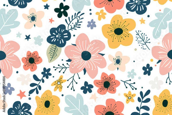 Obraz seamless floral pattern