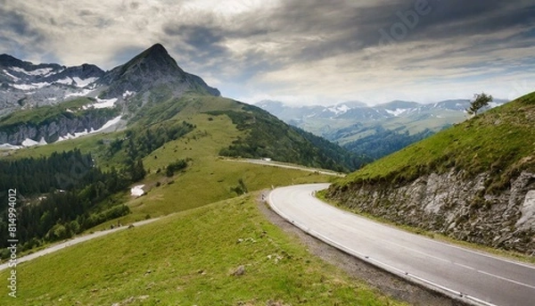 Fototapeta road in the mountains
