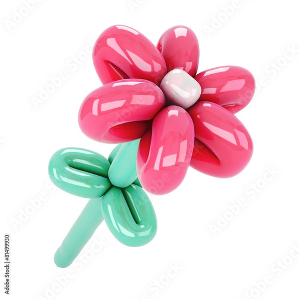 Fototapeta Flower from balloons