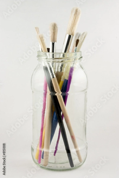 Obraz brushes in a jar 2