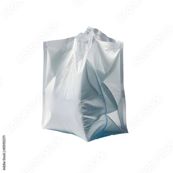 Obraz Eco-friendly solution: Polythene bag PNG with clear background for digital projects