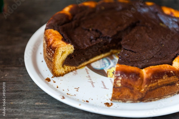 Fototapeta Chocolate pie