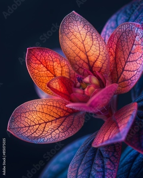 Fototapeta Macro Art of Plant Graphy for Creative Projects Generative AI