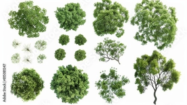 Fototapeta Landscape Architecture Elements for Urban Planning Generative AI