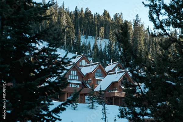 Fototapeta Slope Side Condos