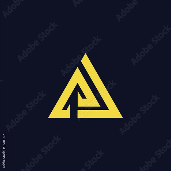 Obraz Letter A logo design template Premium Vector