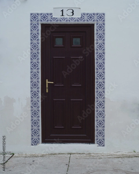 Obraz door in the town