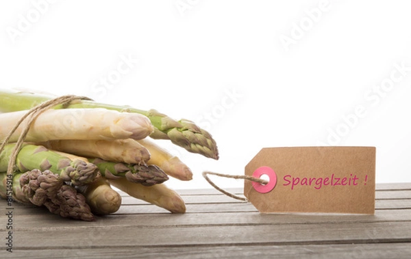 Obraz liegender spargel