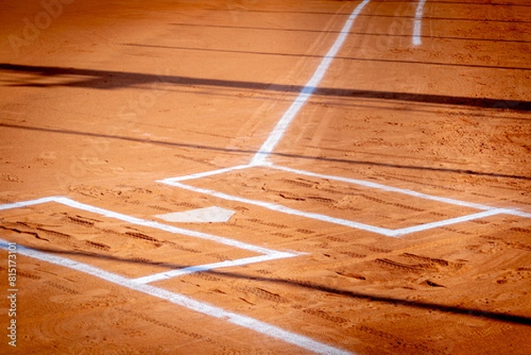 Obraz Softball Casa base