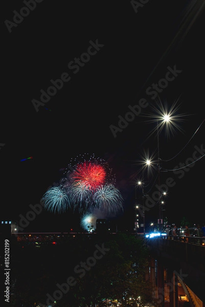 Obraz City Fireworks