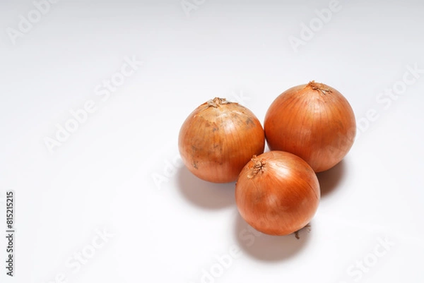 Fototapeta 白い背景に玉ねぎ