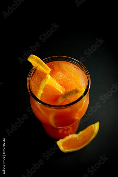 Obraz orange juice in glass