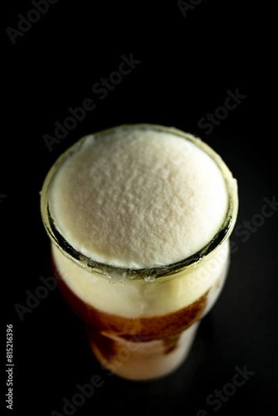 Obraz vaso de cerveza helada