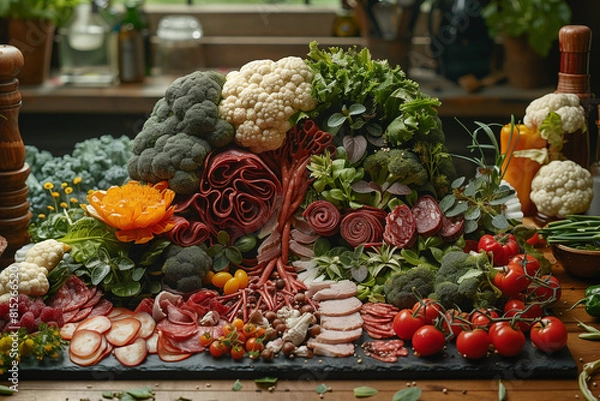 Obraz Charcuterie composition (604.)