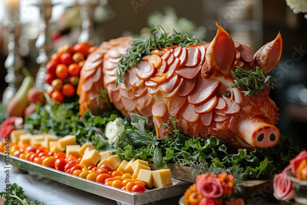 Obraz Charcuterie composition (604.)