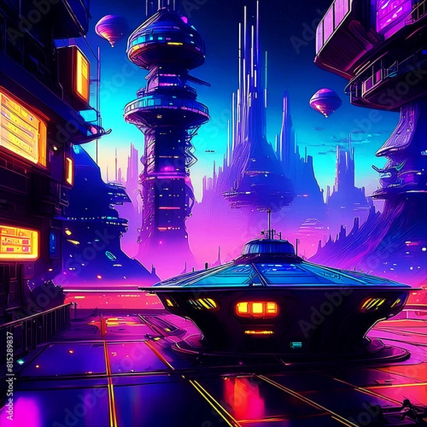 Fototapeta 사이버 시대