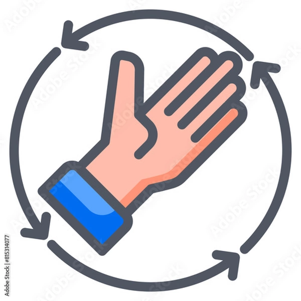 Fototapeta Repeat Collection Set. 