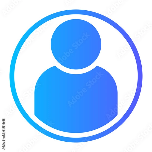 Obraz user gradient icon