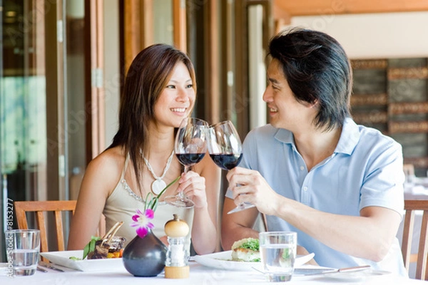 Obraz Couple Having Dinner