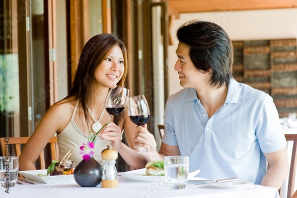 Obraz Couple Having Dinner