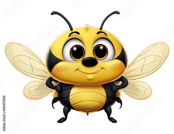 Obraz bee cartoon character