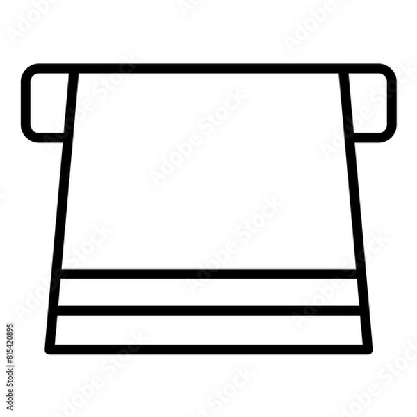 Fototapeta Feed Paper vector icon. Can be used for Printing iconset.