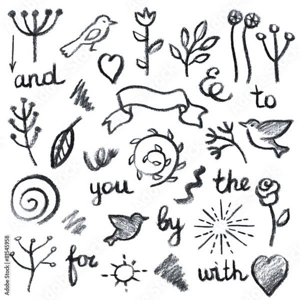 Fototapeta design elements