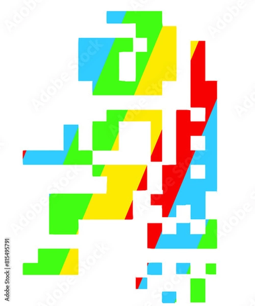 Obraz Jet Pack Astronaut Coloured 