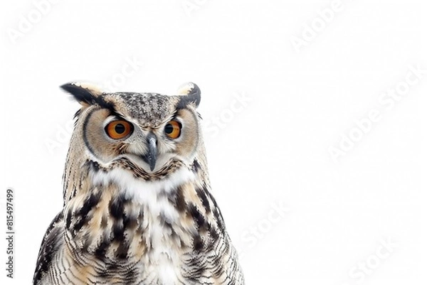 Obraz owl isolated on white
