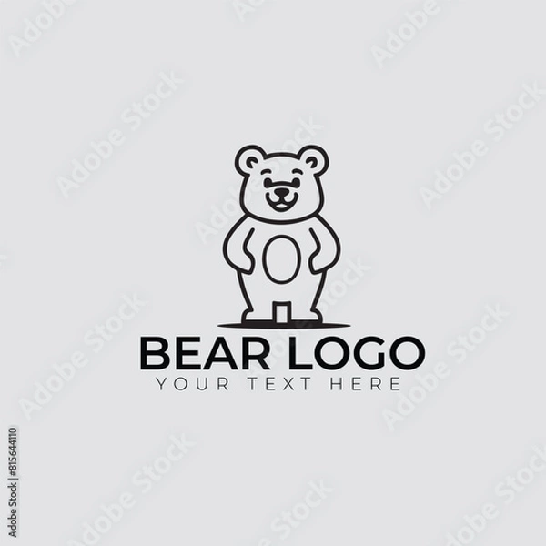 Fototapeta Bear logo designs