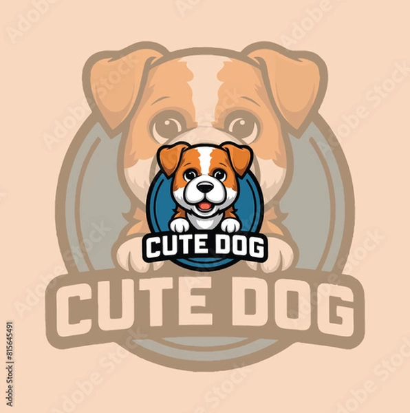 Obraz Dog cute mascot 