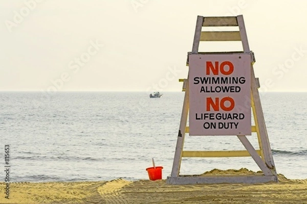 Obraz lifeguard chair