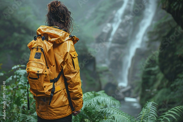 Fototapeta Recycled Material Jacket for Sustainable Fashion