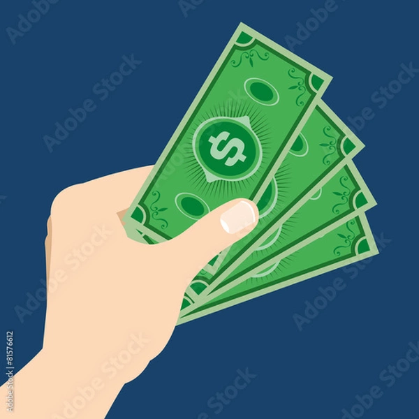 Obraz Money Vector Design Illustration
