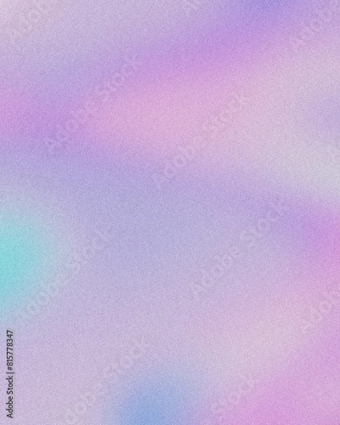 Fototapeta Colorful Grainy Graident Abstract Background Soft noise texture effect light glow post template