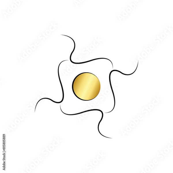 Obraz Beautiful vector illustration logo design