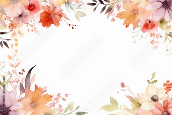 Obraz beautiful flowers design on background