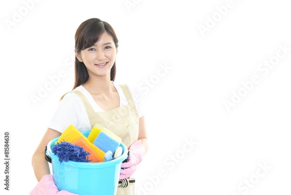 Fototapeta 笑顔の主婦