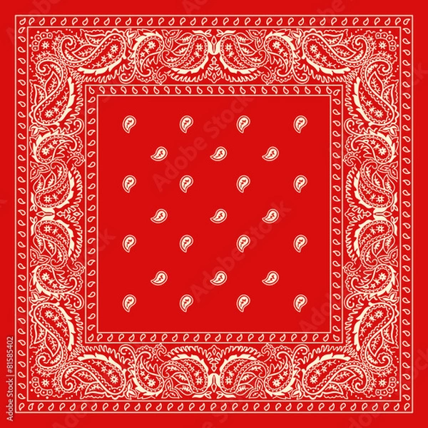 Obraz czerwona bandana