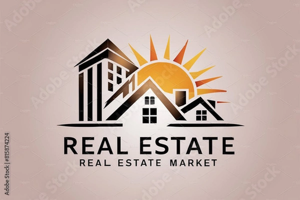 Fototapeta estate logo