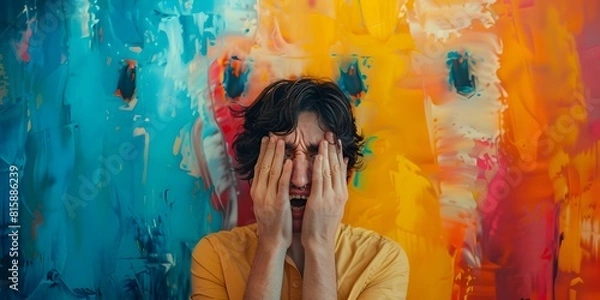 Obraz Emotive Digital Portrait Exploring the Role of Emotions in Creation