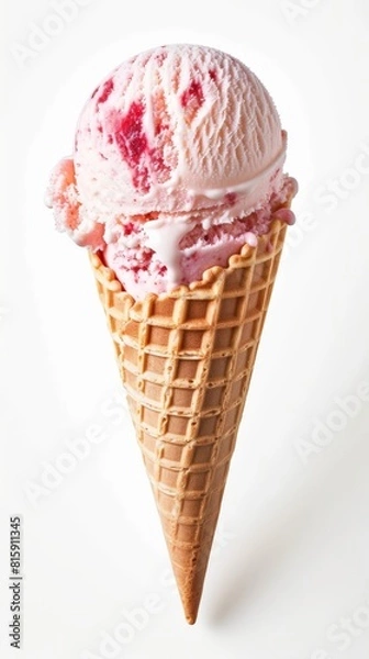 Fototapeta soft serve ice cream on colorful background product image
