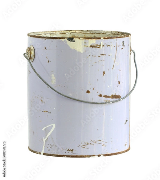Obraz Paint can (with clipping path) isolated on white background