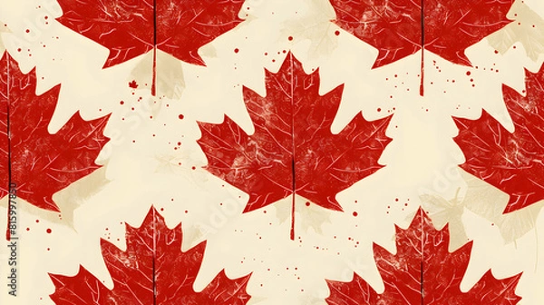 Fototapeta red maple leaves