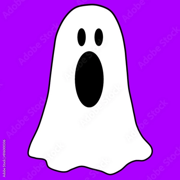 Obraz Ghost - Purple Backgroud
