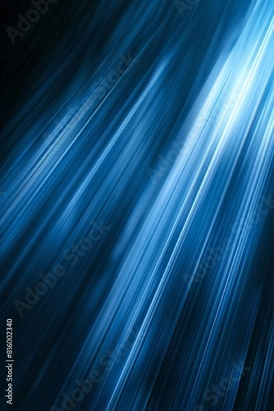Fototapeta Abstract technology background featuring minimal circular blue and white lines, giving a futuristic aesthetic.