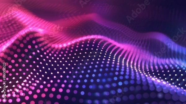 Fototapeta abstract background A background that has a single color but has many glowing pixel