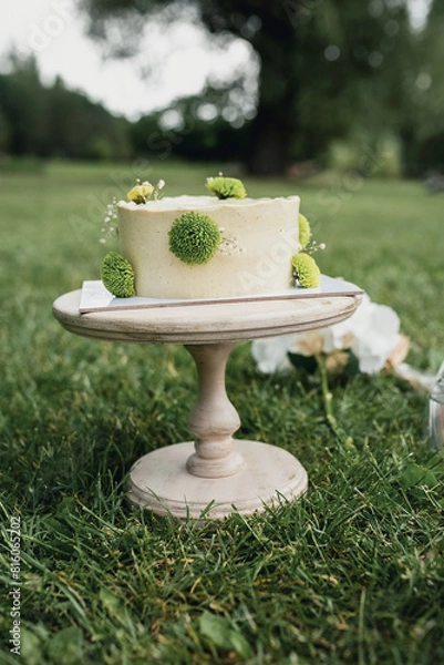 Obraz Enchanted Cake Oasis on the park